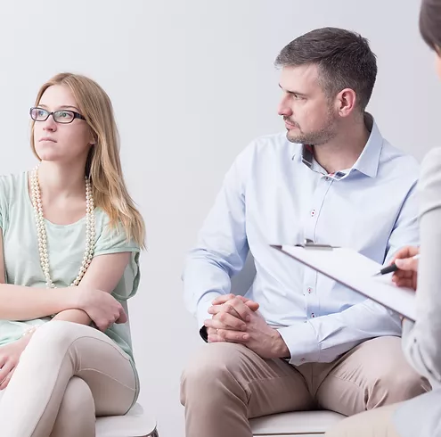 Couple in counseling